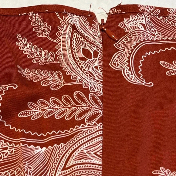 Just Fab Women’s Flutter Sleeve Jumpsuit V neck size XL color Tandoori spice - Picture 8 of 14